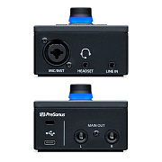 PreSonus REVELATOR IO 44 аудио интерфейс 2х2, 1 мик/инст. вход, Headset, Line In, встроенный микшер для приложений, 24бит/96кГц, USB-C